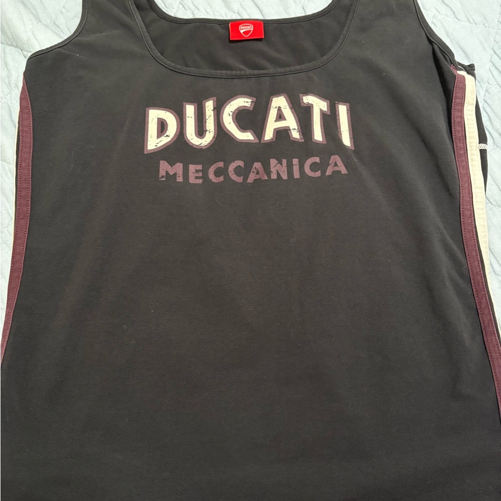 Ducati Meccanica Black Tank Top